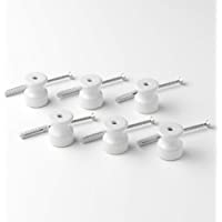 Klartext - Aisladores Belle ÉPOQUE de estilo vintage para instalación con cable trenzado textil- de fina porcelana…